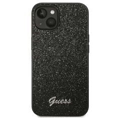 Guess GUHCP14SHGGSHK ovitek za iPhone 14 6.1 - črn z bleščicami