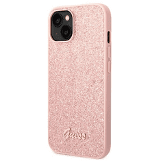 Guess GUHCP14MHGGSHP ovitek za iPhone 14 Plus 6.7 - roza z bleščicami