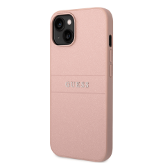 Guess GUHCP14MPSASBPI usnjen ovitek za iPhone 14 Plus 6.7 - roza