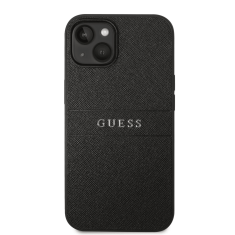 Guess GUHCP14MPSASBBK usnjen ovitek za iPhone 14 Plus 6.7 - črn