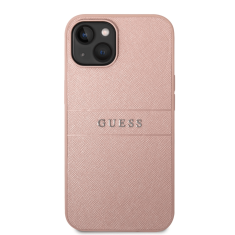 Guess GUHCP14MPSASBPI usnjen ovitek za iPhone 14 Plus 6.7 - roza