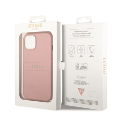 Guess GUHCP14MPSASBPI usnjen ovitek za iPhone 14 Plus 6.7 - roza