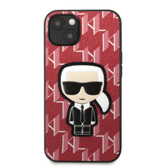 Karl Lagerfeld Originalen ovitek iPhone 13 6.1 - Monogram ikonik - rdeča zaščita - KLHCP13MPMNIKPI