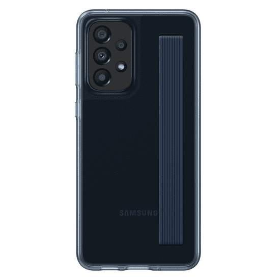 Samsung Original ovitek Slim Strap EF-XA336CBE za Galaxy A33 5G A336 - prozorno črn