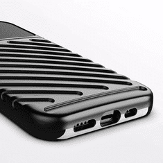 Onasi Silikonski ovitek Thunder Armor za iPhone 15 Plus - črn