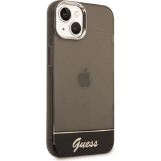 Guess GUHCP14SHGCOK ovitek za iPhone 14 6.1 - temno prozoren