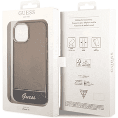 Guess GUHCP14SHGCOK ovitek za iPhone 14 6.1 - temno prozoren