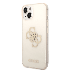 Guess GUHCP14SPCUGL4GTR ovitek za iPhone 14 6.1 - prozoren z zlatimi bleščicami