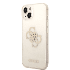 Guess GUHCP14MPCUGL4GGO ovitek za iPhone 14 Plus 6.7 - prozoren z zlatimi bleščicami