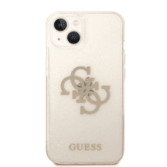 Guess GUHCP14MPCUGL4GGO ovitek za iPhone 14 Plus 6.7 - prozoren z zlatimi bleščicami