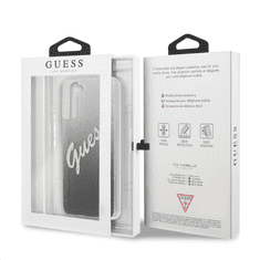 Guess GUHCS21MPCUGLSBK silikonski ovitek za Samsung Galaxy S21 Plus G996 - srebrno sive bleščice