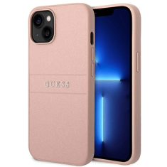 Guess GUHCP14SPSASBPI usnjen ovitek za iPhone 14 6.1 - roza