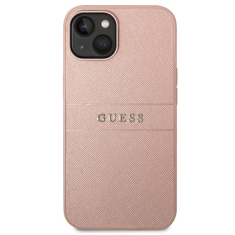 Guess GUHCP14SPSASBPI usnjen ovitek za iPhone 14 6.1 - roza