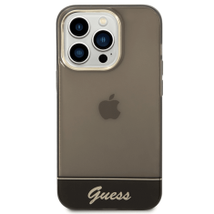 Guess GUHCP14XHGCOK ovitek za iPhone 14 Pro Max - temno prozoren