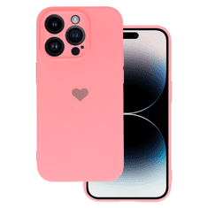 Onasi Liquid silikonski ovitek Love za iPhone 7 / 8 / SE 2020 - roza