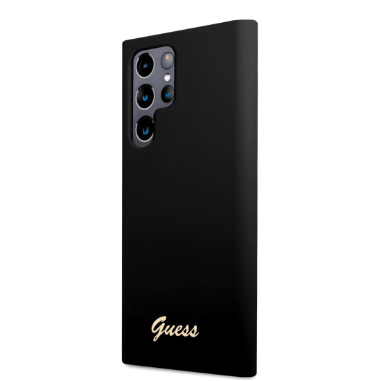 Guess GUHCS23LSLSMK ovitek za Samsung Galaxy S23 Ultra 5G - črn