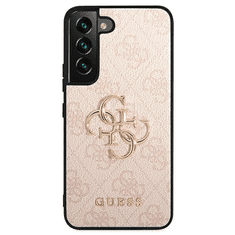 Guess GUHCS23S4GMGPI ovitek za Samsung Galaxy S23 5G - roza z zlatim logom