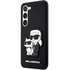 Karl Lagerfeld Originalen ovitek Samsung Galaxy S23 Plus 5G - IML NFT Full Bodies - črna zaščita - KLHCS23MSANKCPK