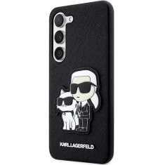 Karl Lagerfeld Originalen ovitek Samsung Galaxy S23 5G - IML NFT Full Bodies - črna zaščita - KLHCS23SSANKCPK