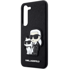 Karl Lagerfeld Originalen ovitek Samsung Galaxy S23 5G - IML NFT Full Bodies - črna zaščita - KLHCS23SSANKCPK