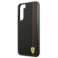 Ferrari Silikonski ovitek Scuderia FESAXHCS22MBK za Samsung Galaxy S22 Plus 5G - črn