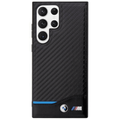 Bmw Ovitek Carbon BMHCS23L22NBCK za Samsung Galaxy S23 Ultra 5G - črn