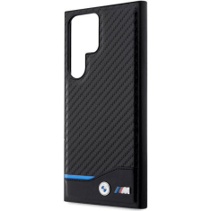 Bmw Ovitek Carbon BMHCS23L22NBCK za Samsung Galaxy S23 Ultra 5G - črn