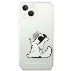 Karl Lagerfeld Originalen ovitek iPhone 14 Plus 6.7 - Choupette Fun - prozoren ovitek - KLHCP14MCFNRC