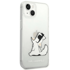 Karl Lagerfeld Originalen ovitek iPhone 14 Plus 6.7 - Choupette Fun - prozoren ovitek - KLHCP14MCFNRC