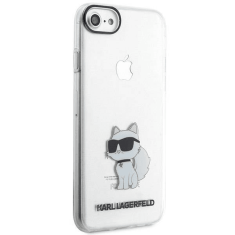 Karl Lagerfeld Originalen ovitek iPhone 7 / 8 / SE 2020 - IML NFT Choupette - prozorna silikonska zaščita - KLHCI8HNCHTCT