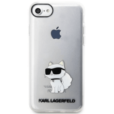 Karl Lagerfeld Originalen ovitek iPhone 7 / 8 / SE 2020 - IML NFT Choupette - prozorna silikonska zaščita - KLHCI8HNCHTCT