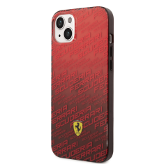 Ferrari Silikonski ovitek Scuderia FEHCP14MEAOR za iPhone 14 Plus - rdeč