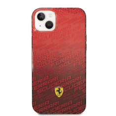 Ferrari Silikonski ovitek Scuderia FEHCP14MEAOR za iPhone 14 Plus - rdeč