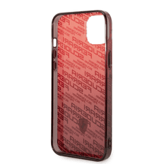 Ferrari Silikonski ovitek Scuderia FEHCP14MEAOR za iPhone 14 Plus - rdeč