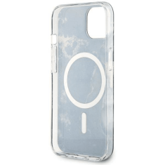 Guess Originalni Marmor ovitek GUHMP13MHTMRSK z Magsafe za iPhone 13 6.1 - črn