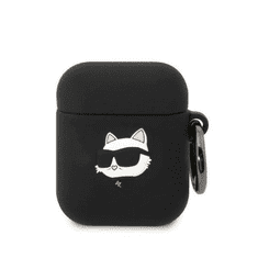 AirPods 1 / Airpods 2 Case -Choupette - črna - KLA2RUNCHK