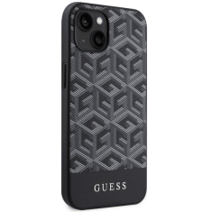 Guess Originalni ovitek G-Cube GUHMP14SHGCFSEW z Magsafe za iPhone 14 6.1 - črn