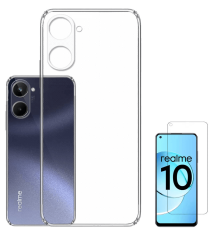 Onasi Clear Case 1,8 mm silikonski ovitek za Realme 10 LTE 4G - prozoren