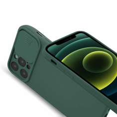 Onasi Lens Cover silikonski ovitek zaščita za Xiaomi Redmi 12C - zelen