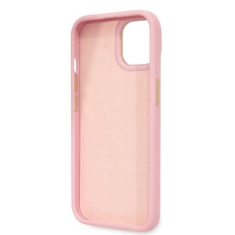 Guess GUHCP14SHGCRHP ovitek za iPhone 14 6.1 - roza z vzorcem kače