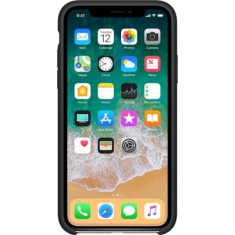 Apple Original ovitek Silicon case MQT12FE/A za iPhone X - črn