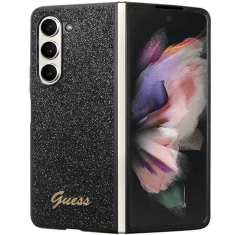 Guess GUHCZFD5HGGSHK ovitek Samsung Galaxy Z Fold 5 F946 - črn z bleščicami