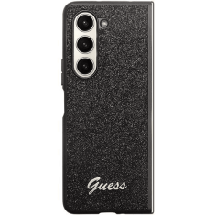 Guess GUHCZFD5HGGSHK ovitek Samsung Galaxy Z Fold 5 F946 - črn z bleščicami