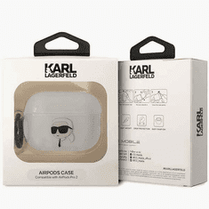 AirPods Pro 2 - Karl - prozoren ovitek - KLAP2HNCHTCT