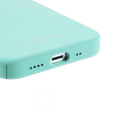 Goospery Soft Feeling silikonski ovitek za iPhone 15 Plus - mint