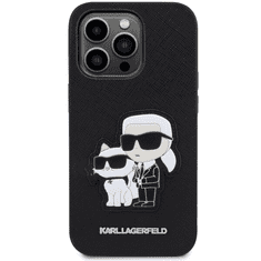 Karl Lagerfeld Originalen ovitek iPhone 14 Pro - IML NFT Full Bodies - črna zaščita - KLHCP14LSANKCPK