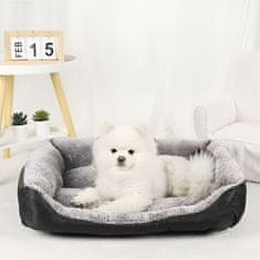 MG Plush Bed ležišče za hišne ljubljenčk 60x45 cm, siva