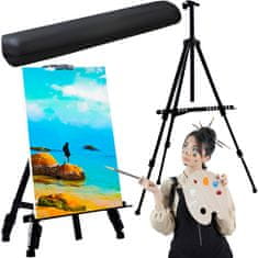 MG Painting Easel slikarsko stojalo 77 - 160 cm, črna