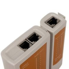 MG Bigstren kabelski tester RJ45 / RJ11, belo/oranžna