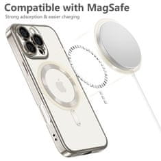 Tech-protect Magflex MagSafe ovitek za iPhone 16 Pro Max, srebro